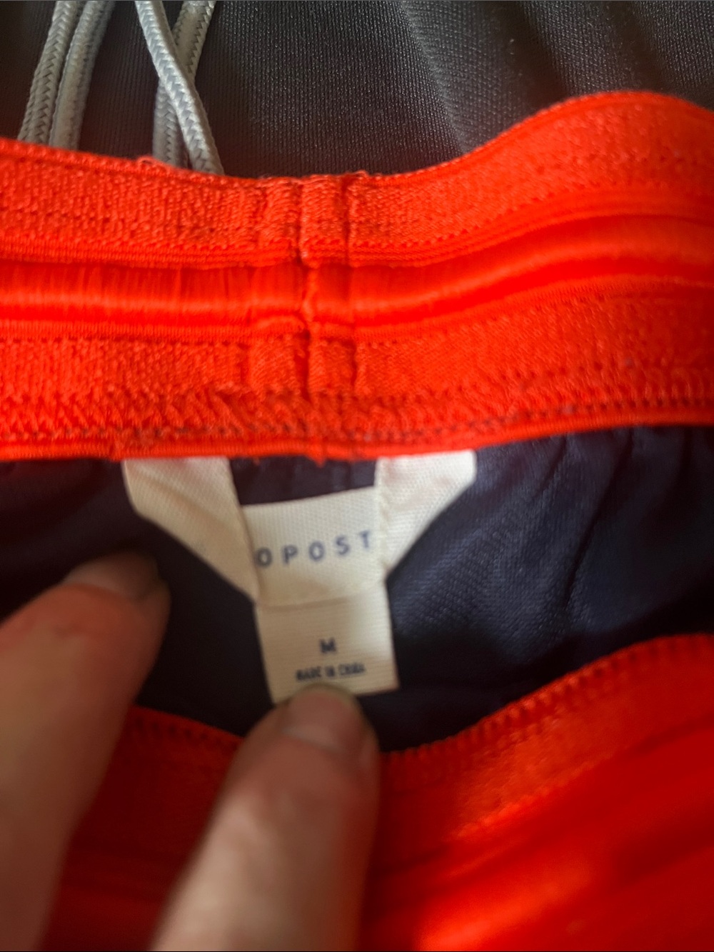 3-Pack Athletic Joggers with Contrast Drawstrings - Black & Navy & Gray - Picture 4 of 6